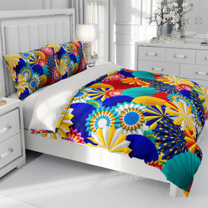 Festive Floral Bedding Set Comforter or Duvet Cover