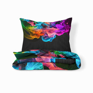 Colorful Fog Comforter OR Duvet Cover Set Elegant Hint Of Boho