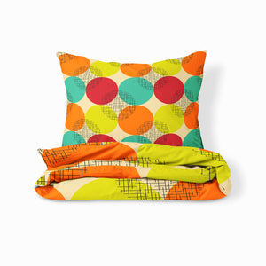 Colorful Mid Century Modern Comforter OR Duvet Cover Set