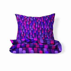 Falling Rain Purple Comforter OR Duvet Cover Set
