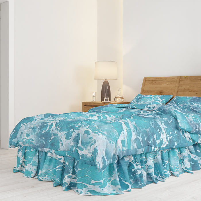 Ocean Waters Bedding Set Comforter or Duvet Cover, Twin, Full, Queen, King,