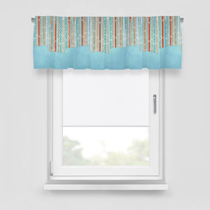 Boho Jewels Window Treatments, Custom Window Curtains, Window Valance