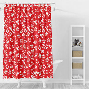 Meadow Roses Red Shower Curtain Options Bathroom Decor