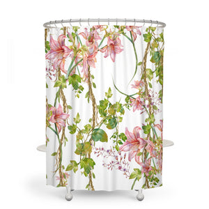 Floral Vines Shower Curtain