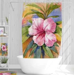 Hibiscus Shower Curtain 