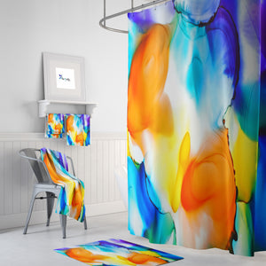 Wild Watercolor Bathroom Decor Shower Curtain