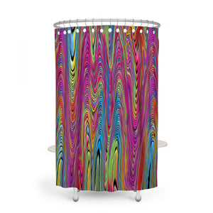 Hippie Swirl Bathroom Decor Shower Curtain