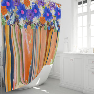 Tuscan Floral Shower Curtain