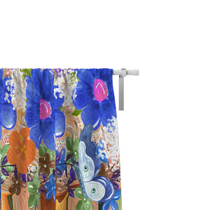 Tuscan Floral Window Curtains