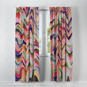 Bohemian Swirl Window Curtains