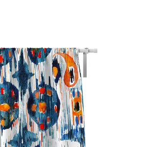 Boho Tie Dye Shibori Windw Curtains