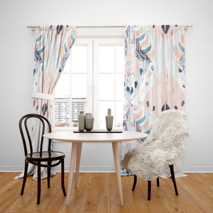 Tranquil Ikat Window Curtains