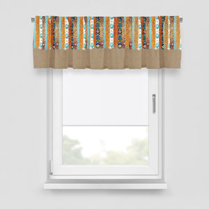 Boho Chic Window Curtains Southwest Style Blackout Curtains, Sheer, Valance Options Custom Window Treatments