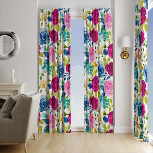Dori Mae Floral Window Curtains