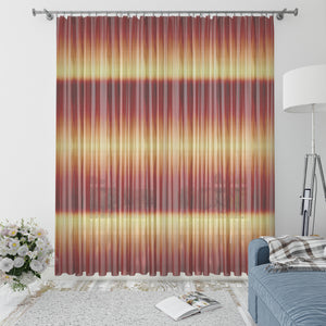 Desert Brown Tie Dye Window Curtain