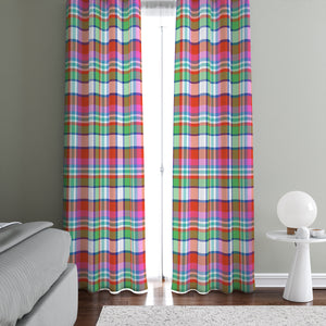 Summer Plaid Country Window Curtains