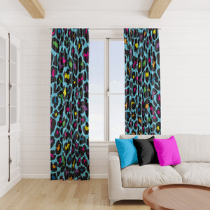 Eclectic Spotted Leopard Window Curtains