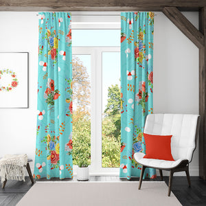 Frontier Floral Window Curtains