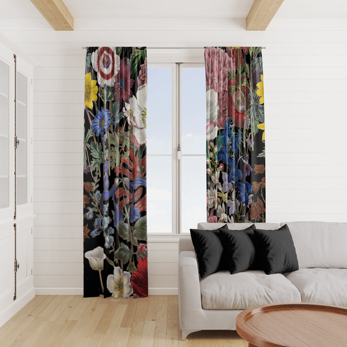 Rebecca Lynn Floral Window Curtains
