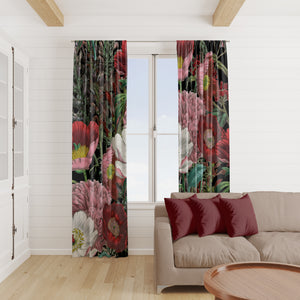 Elizabeth G Floral Window Curtains