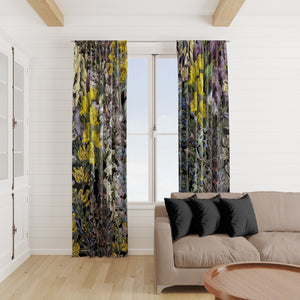 Tuesday Blooms Floral Window Curtains