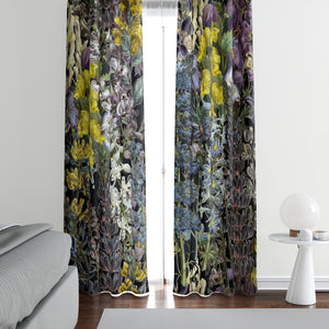 Tuesday Blooms Floral Window Curtains