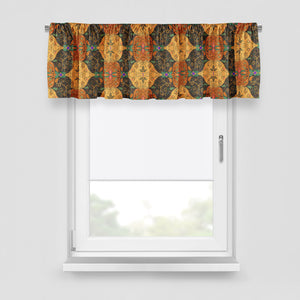 Window Curtains Boho Earthtone Batik