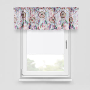 Window Curtains Boho Pastel Dreamcatcher