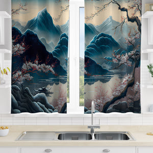 Asia Landscape Window Curtains