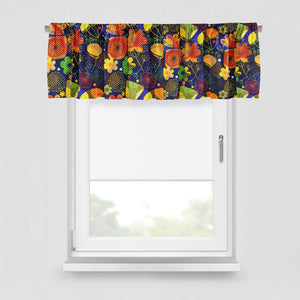 Kitsch Floral Window Curtains Custom Size Available