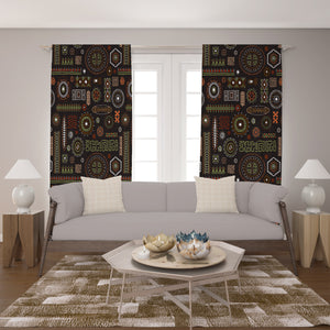 Southwest Pattern Window Curtains Custom Size Available