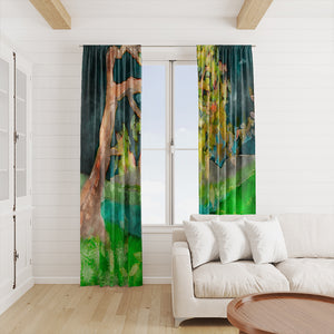 Timber Path Window Curtains