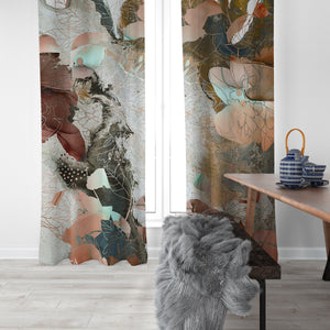 Arrabella Modern Abstract Window Curtains Custom Sizes Available
