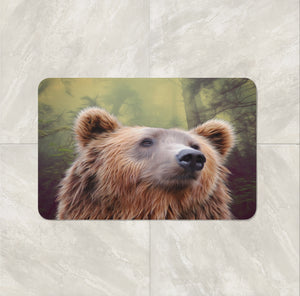 Brown Bear Wildlife Shower Curtain