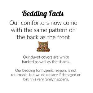 Coral Boho Pattern Bedding Set, Reversible Comforter, Or Duvet Cover