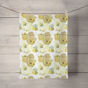 Sweet Honey Bee Shower Curtain