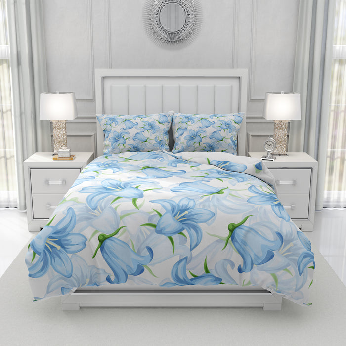 Granny Chic Blue Floral Bedding