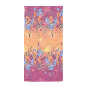 Boho Gypsy Floral Towel