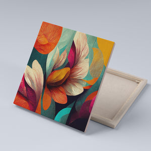 Contemporary Floral Wall Canvas