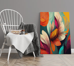 Contemporary Floral Wall Canvas