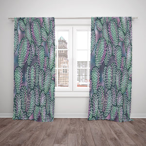 Cactus Window Curtains
