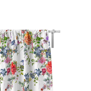 Classic Floral Window Curtains