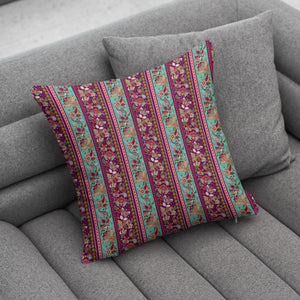 Floral Country Boho Pattern Throw Pillow