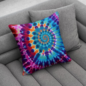 Tie Dye Pattern Throw Pillow