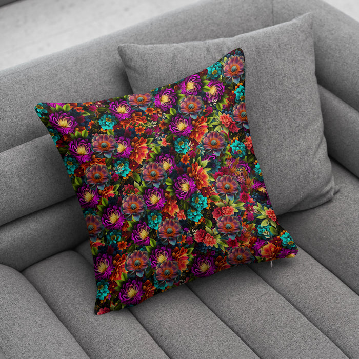 Chintz Floral Pattern Throw Pillow