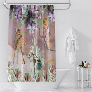 Fairy Garden Shower Curtain