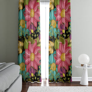 Floral Passion Window Curtains