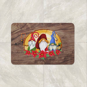 Nordic Gnome Christmas bath mat