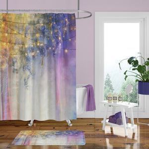 Boho Lavender Nights Shower Curtain