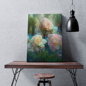 Rose Woods Abstract Wall Canvas